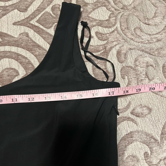 Talbots Women's 10P Petite Black Pleated A-Line Sleeveless Dress - Picture 11 of 12